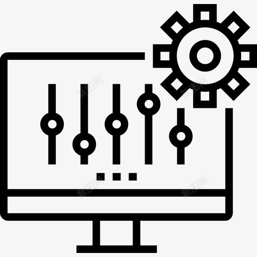 设置网页140线性图标svg_新图网 https://ixintu.com 线性 网页设计 设置