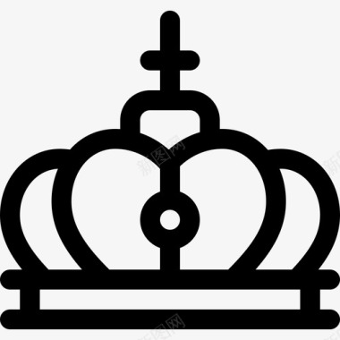 皇冠中世纪48直纹图标图标