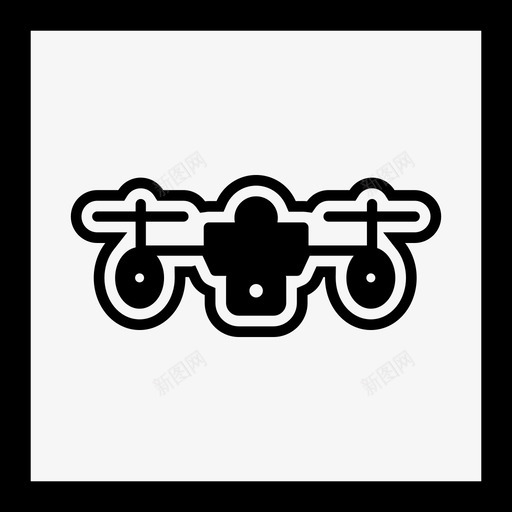 无人机摄像机设备图标svg_新图网 https://ixintu.com 摄像机 无人机 机器人 设备 运输