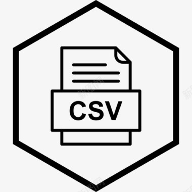 csv文件文件文件类型格式图标图标
