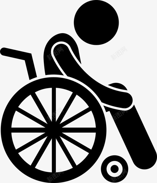 瘫痪轮椅药物对患者的副作用图标svg_新图网 https://ixintu.com 副作用 患者 瘫痪 药物 轮椅