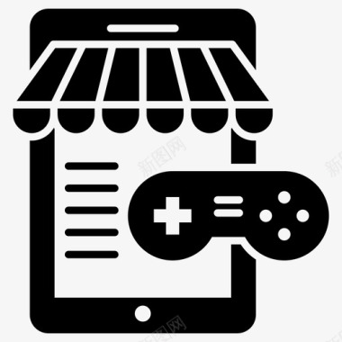 游戏商店游戏股票在线商店图标图标