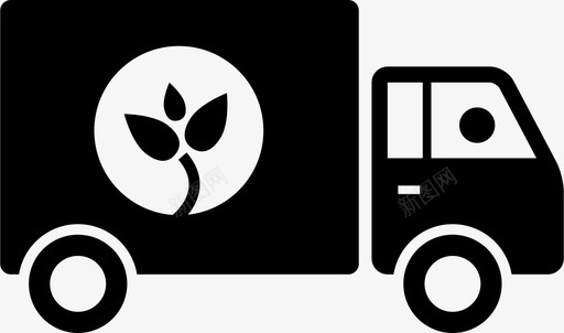 生鲜食品配送新鲜食品配送水果图标svg_新图网 https://ixintu.com 农场 卡车 新鲜 有机 水果 生鲜 蔬菜 配送 食品
