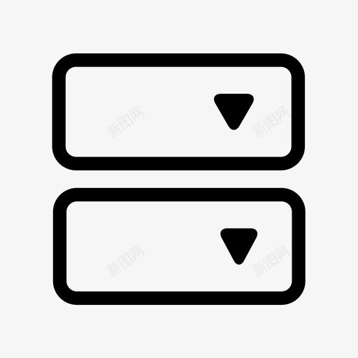 下拉框svg_新图网 https://ixintu.com 下拉框 180116_icon_下拉框
