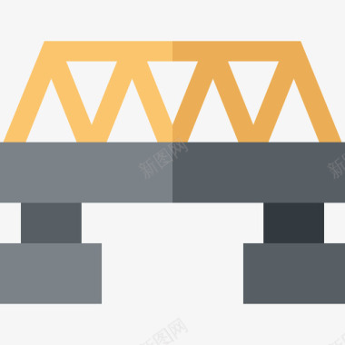 桥铁路28平坦图标图标