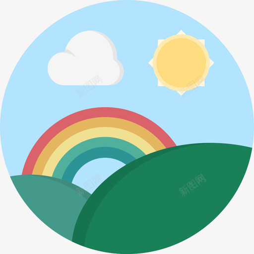rainbowsvg_新图网 https://ixintu.com rainbow