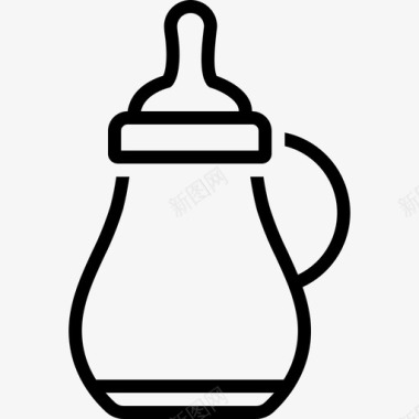 小口杯饮料婴儿图标图标