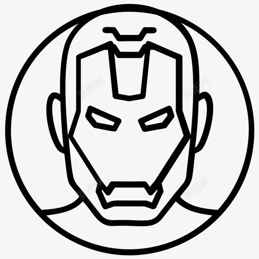 战争机器机械人机器人图标svg_新图网 https://ixintu.com 反派 向量 战争 战士 机器 机器人 机械 符号 英雄 表情 超级