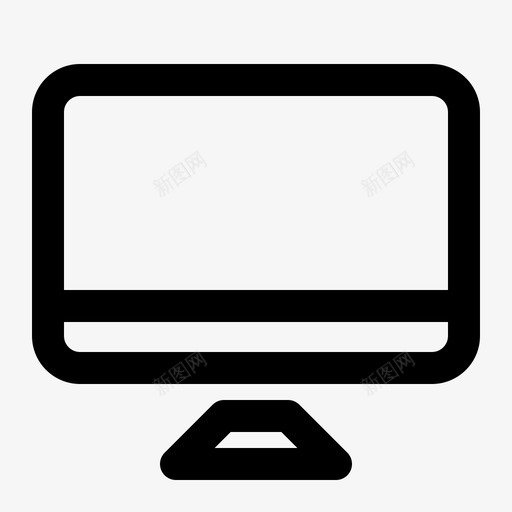 计算机电子显示器图标svg_新图网 https://ixintu.com pc 技术 显示器 用户界面 电子 计算机