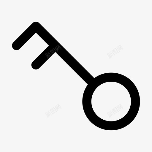 钥匙自行车钥匙房子钥匙图标svg_新图网 https://ixintu.com 安全 房子 自行车 钥匙 钥匙孔