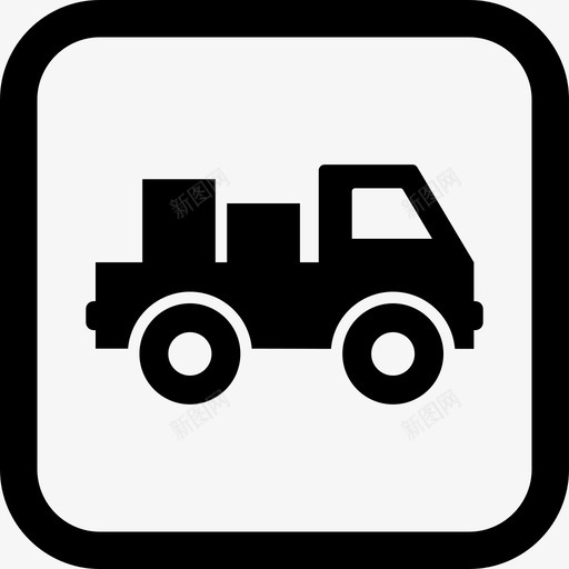 装载机交货卡车图标svg_新图网 https://ixintu.com 交货 卡车 建筑 装载机 货车