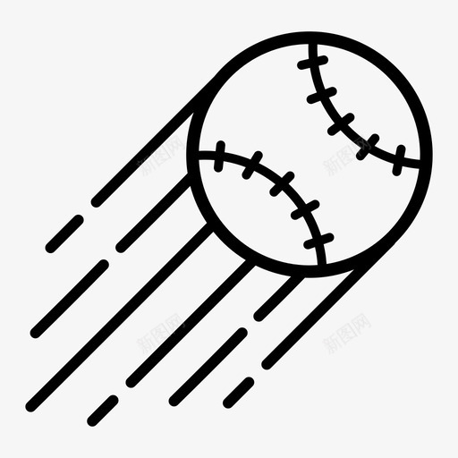 棒球击球本垒打图标svg_新图网 https://ixintu.com 体育 击球 本垒打 棒球