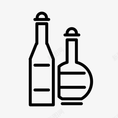 酒精饮料酒吧啤酒图标图标