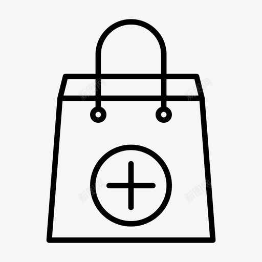 购物袋添加更多图标svg_新图网 https://ixintu.com 更多 添加 网页设计大纲 购物袋 采购 销售