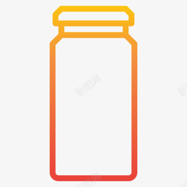 瓶子瓶子和容器2梯度图标图标