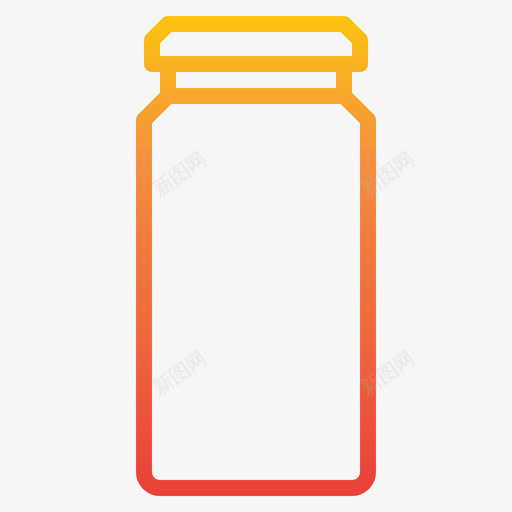 瓶子瓶子和容器2梯度图标svg_新图网 https://ixintu.com 容器 梯度 瓶子