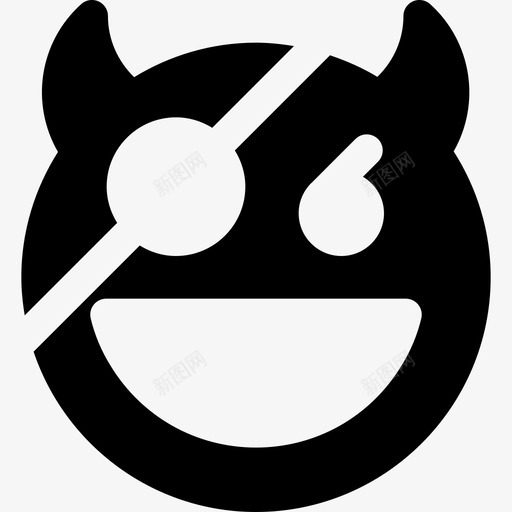 海盗笑脸和人2填充图标svg_新图网 https://ixintu.com 填充 海盗 笑脸