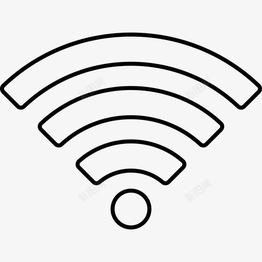wifi热点rss图标svg_新图网 https://ixintu.com rss wifi 信号 商业 图标 无线 热点 金融