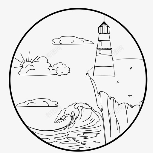 阿卡迪亚国家公园缅因州国家公园图标svg_新图网 https://ixintu.com 公园 卡迪 国家 缅因州 美国
