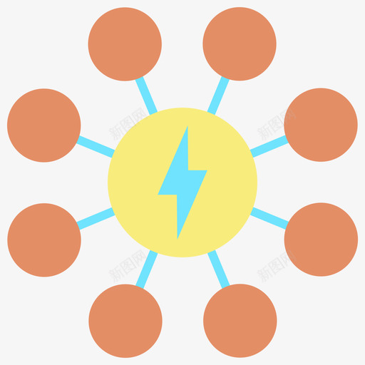 功率能量54平坦图标svg_新图网 https://ixintu.com 功率 平坦 能量