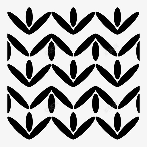 植物图案图标svg_新图网 https://ixintu.com 图案 植物
