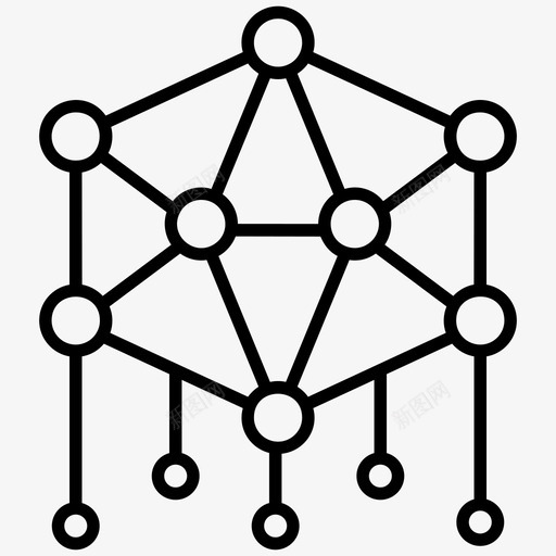 网络结构排列链式网络图标svg_新图网 https://ixintu.com 向量 哈克森 图标 技术 排列 现代 结构 网络 连接 链式