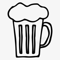 酒吧涂鸦啤酒酒吧涂鸦图标高清图片