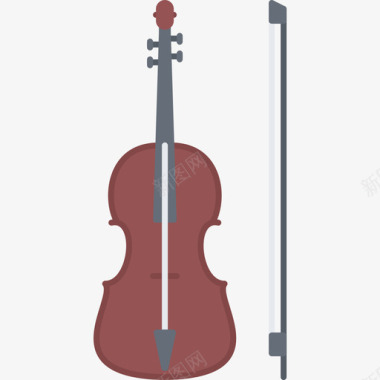 小提琴音乐91平调图标图标