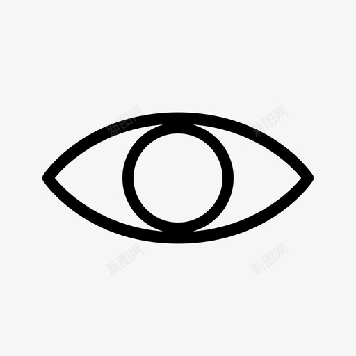 眼睛间谍你的图标svg_新图网 https://ixintu.com 你的 眼睛 间谍