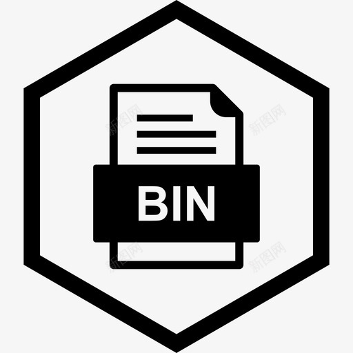 bin文件文件文件类型格式图标svg_新图网 https://ixintu.com 41种文件格式 bin文件文件 文件类型 格式