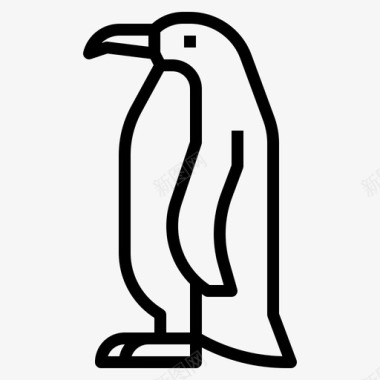 企鹅动物水生图标图标