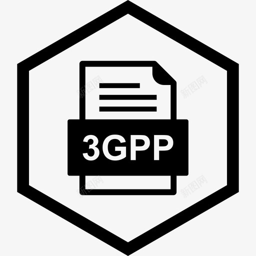 3gpp文件文件文件类型格式图标svg_新图网 https://ixintu.com 3gpp文件文件 41种文件格式 文件类型 格式