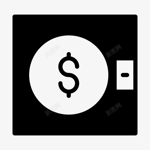 钱包现金支付图标svg_新图网 https://ixintu.com 图标 支付 现金 购买 钱包 黑白