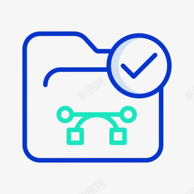 文件夹图形112轮廓颜色图标图标