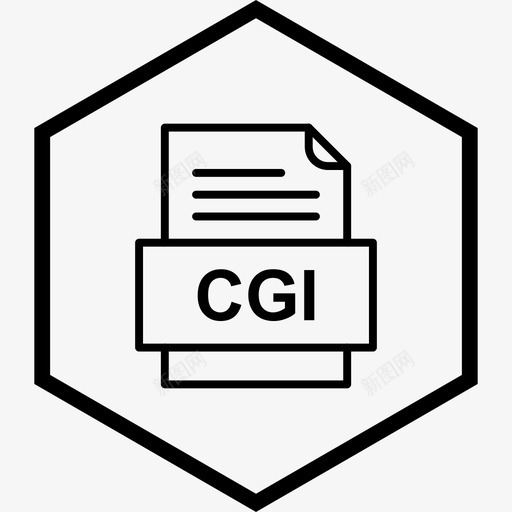 cgi文件文件文件类型格式图标svg_新图网 https://ixintu.com 41种文件格式 cgi文件文件 文件类型 格式