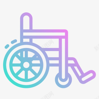 轮椅公路旅行3坡度图标图标
