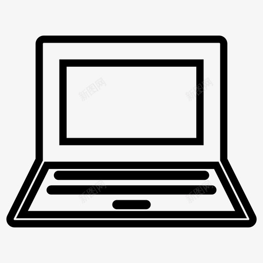 笔记本电脑性能更新图标svg_新图网 https://ixintu.com 升级 图标 性能 更新 用户界面 电脑 笔记本 粗体