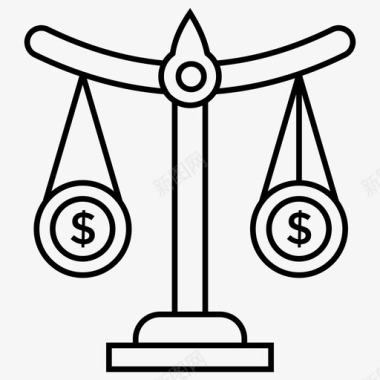 财务权重表商业平等法商业法图标图标