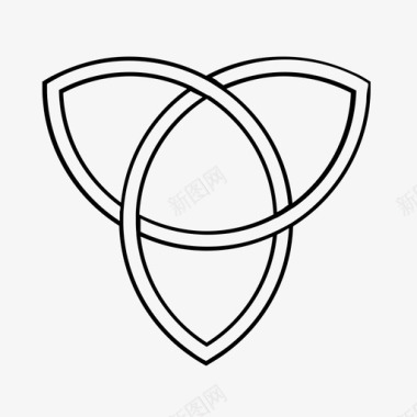 波罗密欧环艺术几何学图标图标
