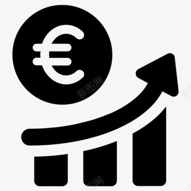 欧元欧元货币欧元汇率图标图标