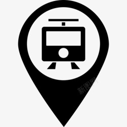 V30列车位置地图图标高清图片