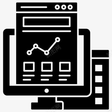 在线分析数据分析数据信息图图标图标