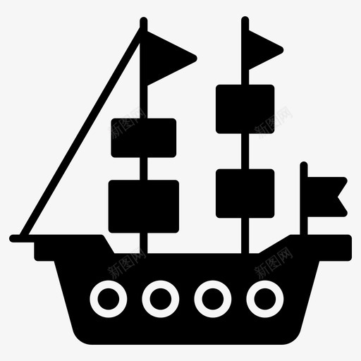 海盗船游戏战斗游戏船游戏图标svg_新图网 https://ixintu.com 一套 冒险 动作游戏 字形 应用 开发 战斗 海盗船 游戏 网站