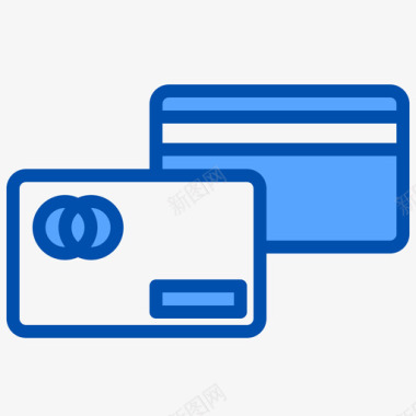 信用卡其他元素6蓝色图标图标