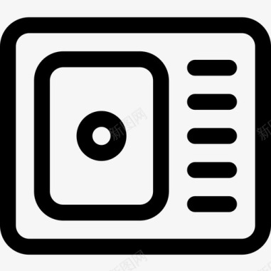 水槽厨房96线性图标图标