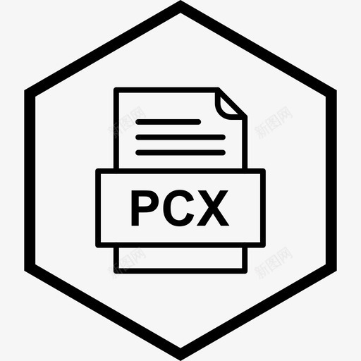 pcx文件文件文件类型格式图标svg_新图网 https://ixintu.com 41种 pcx 文件 格式 类型