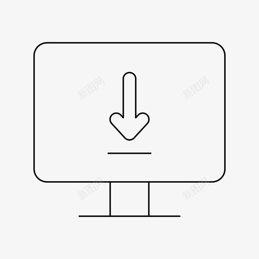 数据桌面图标svg_新图网 https://ixintu.com 下载 下载细线 保存 数据 更新 桌面