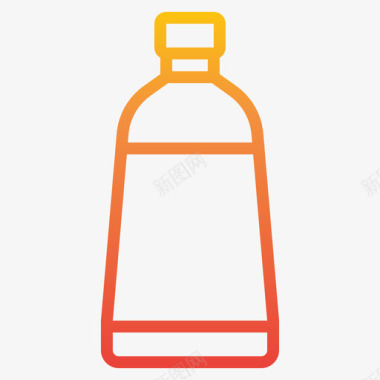 管瓶和容器2梯度图标图标