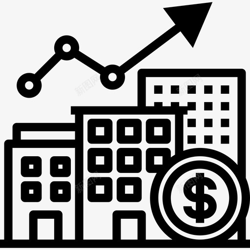 增长商业动机10线性图标svg_新图网 https://ixintu.com 动机 商业 增长 线性