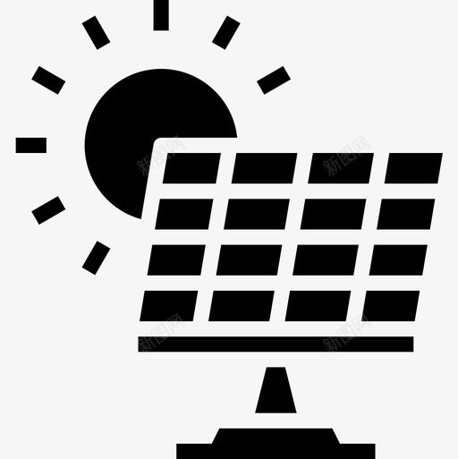 太阳能能量43固体图标svg_新图网 https://ixintu.com 固体 太阳能 能量
